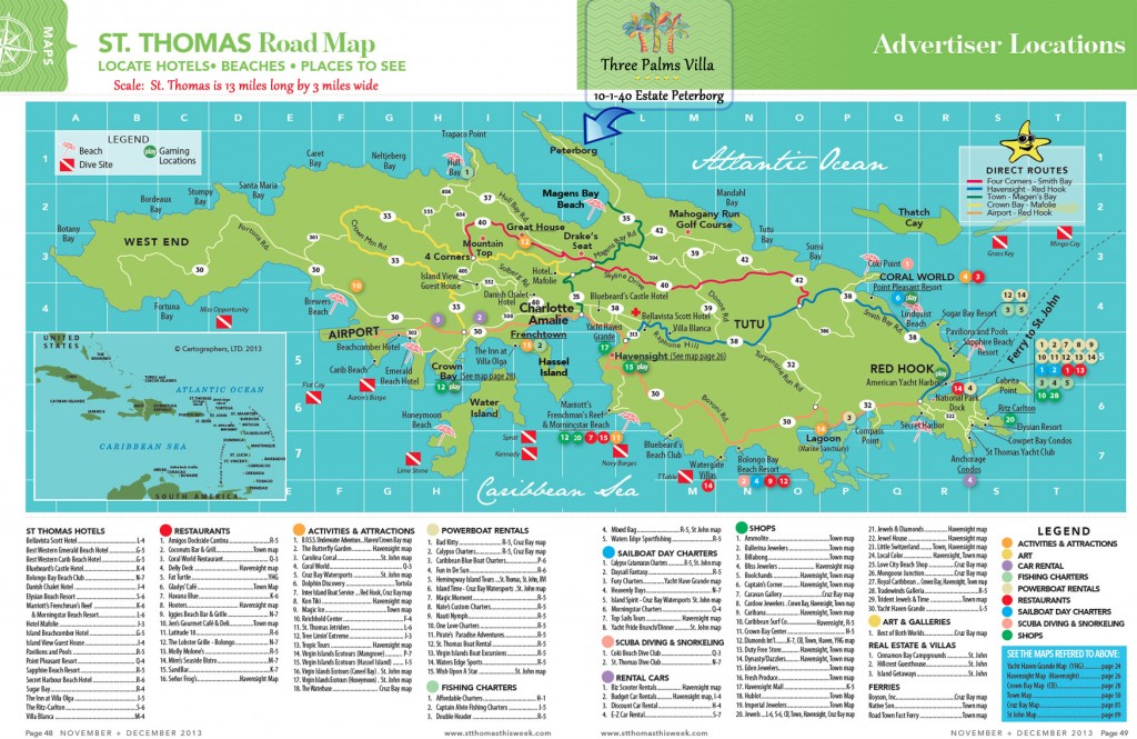 st-thomas-island-road-map